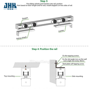 <span class=keywords><strong>JHK</strong></span> Bypassed Door Veneer Acabado al ras Puerta corredera Venta al por mayor Partición interior Proveedor Industrial Puertas correderas para el hotel - Product Image 2