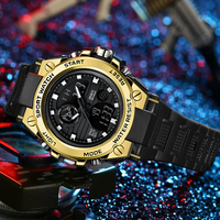 Montre numérique pour homme, montre de sport décontractée, montre électronique étanche à la mode pour homme