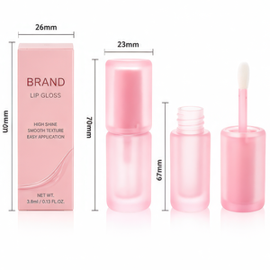 Gloss à lèvres liquide longue tenue naturel 2,5 ml, effet peinture caoutchoutée, pour maquillage quotidien, logo personnalisé - Product Image 5