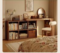 Meuble de bureau en bois moderne et simple, avec rangement, assemblé, écologique, durable et multifonctionnel, pour la maison et le bureau (vente en gros)
