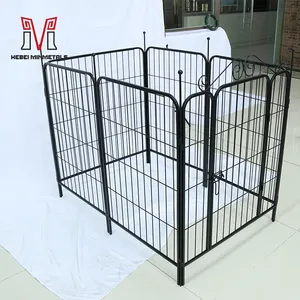 Nhà Máy Giá Sắt Con Chó Lồng Kennel Kim Loại Nhà Modular Pet Thùng Đúc Sẵn Con Chó Kennel Playpen