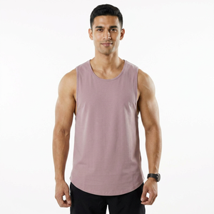 Débardeur de sport pour homme, débardeur en coton à bretelles fines, débardeur décontracté pour la course à pied, débardeur sans manches pour l'extérieur - Product Image 1