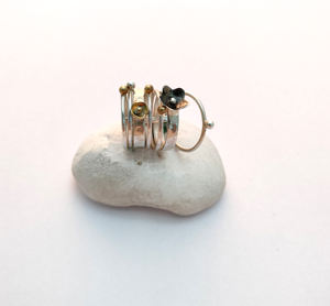 Étnico Simple 925 plata esterlina latón cobre bonito anillo mujer lindo diamante diseño para Casual boda aniversario joyería - Product Image 3