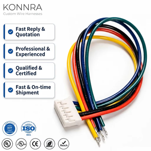 Custom PH2.0 2.0mm Pitch 5Pin Male Female Socket Adapter Extension Cable Wire Harness for Motorcycle &amp; Electronic Use PVC RoHS - Product Image 1