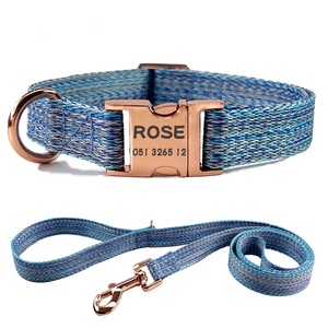 Collare personalizzato in Nylon <span class=keywords><strong>targhetta</strong></span> identificativa personalizzata accessori collari <span class=keywords><strong>per</strong></span> cani guinzagli <span class=keywords><strong>per</strong></span> cani di taglia piccola e media - Product Image 1