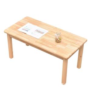Tables de jardin d'enfants modernes et écologiques, ensemble de chaises, en bois massif, table d'apprentissage pour enfants, table longue, meuble de dessin animé pour atelier - Product Image 5