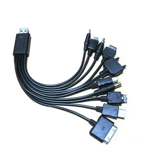 2023 Wholesale Camera phone laptop keyboard All in One USB Charging Cable Cord Connector 10 multi port adapter