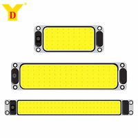 Plafonnier LED COB super lumineux YD pour intérieur de voiture, camion, fourgonnette, camionnette, 18W, aluminium, avec interrupteur, blanc, 3 tailles