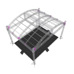 Hoge Kwaliteit Outdoor Truss Aluminium Truss Frame Voor Podium Truss Systeem Concert - Product Image 6