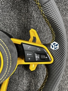 พวงมาลัยรถหนัง Volkswagen สำหรับ <span class=keywords><strong>VW</strong></span> Golf 4 5 6 6R 7 7R 7.5 8 R POLO GTI GTD MK4 MK8 MK7 MK6 MK5 MK7 Mk8 <span class=keywords><strong>Scirocco</strong></span> - Product Image 3