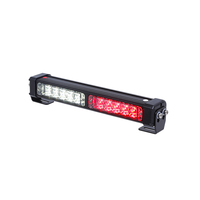 Golddeer 294mm 3watt ámbar 8 Leds Visor Luces Advertencia Strobe Beacon Split Mount Deck Dash Lamp Grille Lights Camión de bomberos