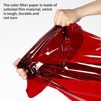 80*100cm cahaya lembut fotografi Video lampu panggung kertas warna Filter Film alat peraga menembak latar belakang untuk perekaman Video & foto