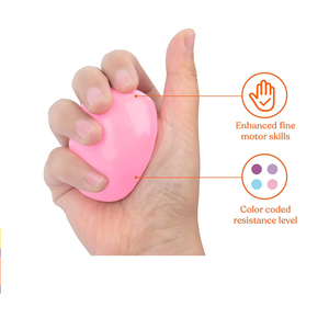 Pâte de thérapie sensorielle souple de 2 oz, codée par couleur, en paquet individuel, pour exercices résistifs en thérapie ocupatoire et soulagement du stress - Product Image 2