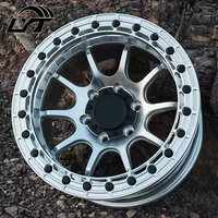 Jantes de course Beadlock forgées sur mesure LYT pour Chevrolet Camaro, Ford Mustang, Dodge Pickup Trucks, 15, 17, 18 pouces, 15x114.3, 18x114.3