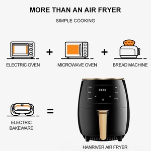 Friggitrici a controllo digitale 2400W 5L 6L 8L friggitrici elettriche multifunzione visualizzabili friggitrici <span class=keywords><strong>ad</strong></span> <span class=keywords><strong>aria</strong></span> con Touch Screen
