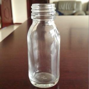 Jarras de ámbar transparente, botella de vidrio, 60ml, 100ml, 250ml - Product Image 3