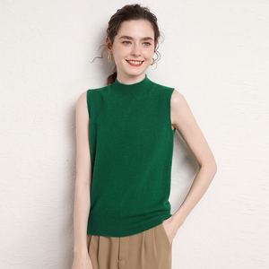 2024 mode Style mongolie cachemire pull col roulé gros tricoté en gros hiver cachemire <span class=keywords><strong>laine</strong></span> pull femmes gilet - Product Image 1