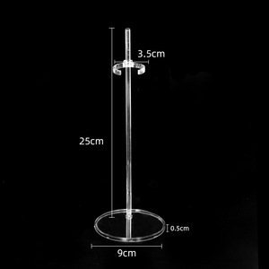 Superventas 30 cm 1/6 escala elfo muñeca soporte transparente Pantalla de plástico transparente <span class=keywords><strong>para</strong></span> <span class=keywords><strong>muñecas</strong></span> de 11-12 pulgadas nueva llegada <span class=keywords><strong>para</strong></span> <span class=keywords><strong>niñas</strong></span> - Product Image 6