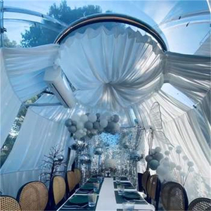 Full House Outdoor G;amping piccola <span class=keywords><strong>luna</strong></span> prefabbricata bubble kit house white dome house - Product Image 6