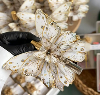 Bouteille de parfum 3D en forme de papillon, ornements décoratifs haut de gamme, souvenir, carte de parfum DIY