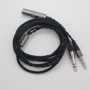3.5mm Female To Two 3.5mm Male <b>Audio</b> Splitter <b>Cable</b> 1.2M For Mobile Phone Earphone Computer Adapter Black Line Titanium Gray - Product Image 1