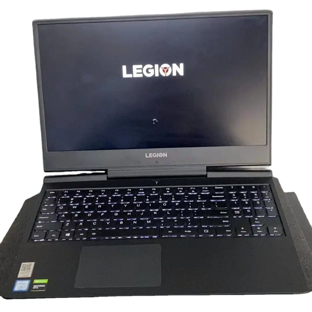 Legione Y7000P usata del computer portatile di gioco di Lenovo con il taccuino a 15.6 pollici dello SSD da 1TB della scheda Video 16GB di NVIDIA 1660ti di i7-9750