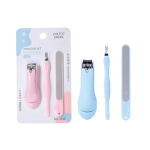 Ensemble de manucure LMLTOP 3036 en acier inoxydable, coupe-ongles, bande de polissage, fourchette à cuticules, outil de beauté portable pour adultes - Product Image 5