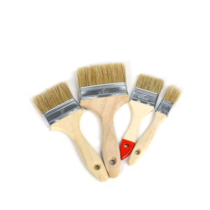 Pincel de pintura industrial personalizado con mango de madera y <span class=keywords><strong>cerdas</strong></span> de poliéster, 3 tamaños para pulido, garantía de 3 años, China - Product Image 3