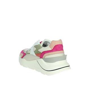 วันที่ รองเท้าผ้าใบผู้หญิงรุ่น W401-FG-CO-WF สีขาว-ชมพู ดีไซน์ทันสมัย - Product Image 2