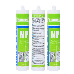 Sinolink giá rẻ màu xanh lá cây màu không có tính axit thời tiết trung tính Silicone sealant - Product Image 2
