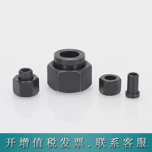 Raccord de transition hydraulique en acier au carbone noir, connecteur hexagonal soudé pour raccords de manomètre - Product Image 4