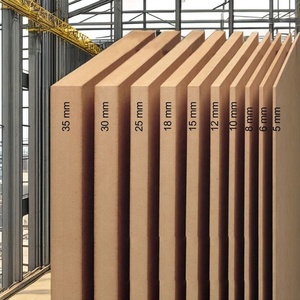 La Chine 2mm 3mm <span class=keywords><strong>5mm</strong></span> 12mm 15mm 18mm étanche résistant au feu meubles brut plaine mélamine face bois MDF conseil - Product Image 1