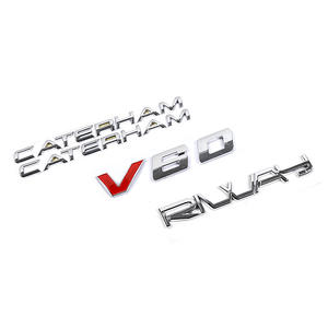 3M cinta cromada personalizada pegatinas japonesas insignia de coche emblemas de coche cromados 3D personalizados - Product Image 4