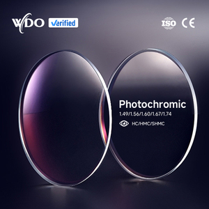 Photomagic <span class=keywords><strong>2025</strong></span> nhà máy xu hướng mới quang HMC 1.56 ảnh màu xám photochromic ống kính Hot Bán chống phản chiếu HMC ống kính - Product Image 1