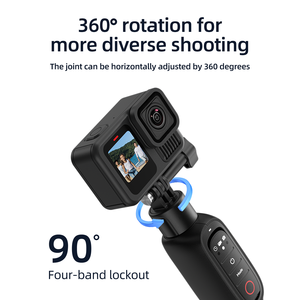 TELESIN Palo Selfie con Control Remoto y Trípode de Aleación de Aluminio Recargable de 5000 mAh, Rotación de <span class=keywords><strong>360</strong></span>° para <span class=keywords><strong>Hero</strong></span> 13/12/11/10/9 <span class=keywords><strong>Max</strong></span> - Product Image 5