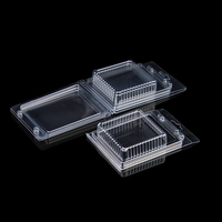 Boîte pliante carrée de qualité supérieure, emballage blister industriel personnalisé en PET avec matériaux recyclés pour la vente à l'exportation