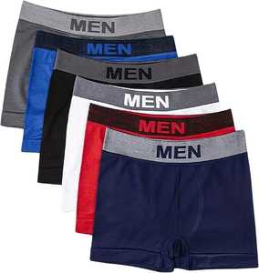 सस्ती कीमत लुभावनी सहज पॉलिएस्टर अंडरवियर आरामदायक पुरुषों के ब्रिश मुक्केबाजों के साथ पुरुषों की ब्रिकी बॉक्सर - Product Image 1