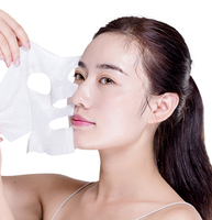 Masque Tendre à la Vitamine C, Hydratant et Apaisant, Masque en Tissu Lissant et Doux pour le Visage