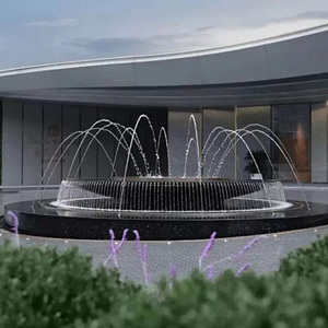 <strong>Solar</strong> Garden Water Fountain Outdoor, Small Home Dancing Fountain With LED <strong>Lights</strong> - Product Image 3