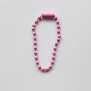 Connecteurs pour chaîne à billes de cuivre 2.4mm perle solide cuivre Air Tag serrure étui porte-clés porte-clés porte-clés étiquette de bagage pour clés - Product Image 3