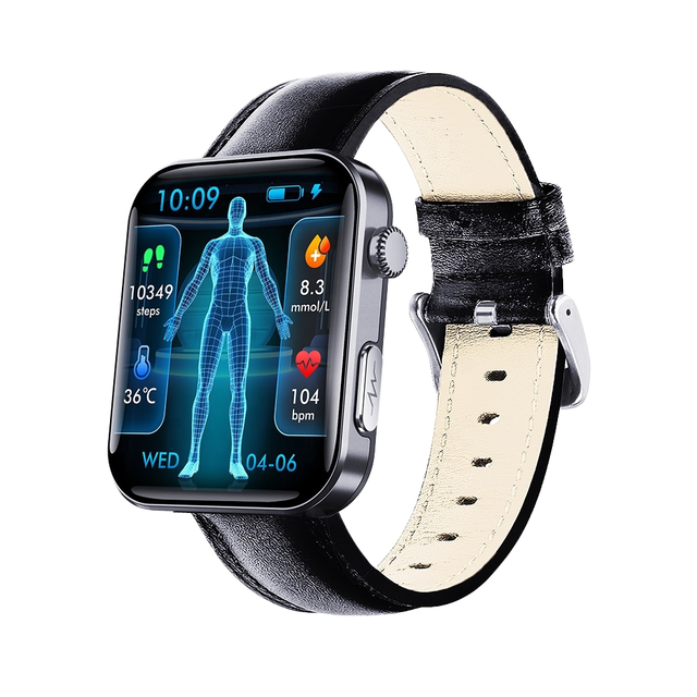 2024 New Arrival F300 Health Care Smart Watch Elderly SOS Feature ECG+PPG IPS IP67 Sleep Tracker Answer Call IOS