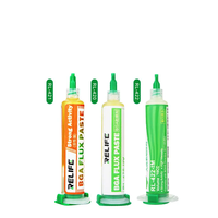 Pâte à souder Relife RL-420 RL-421 RL-422 10CC, flux à forte activité, sans nettoyage, sans halogène, bloc de colophane en seringue, huile à souder