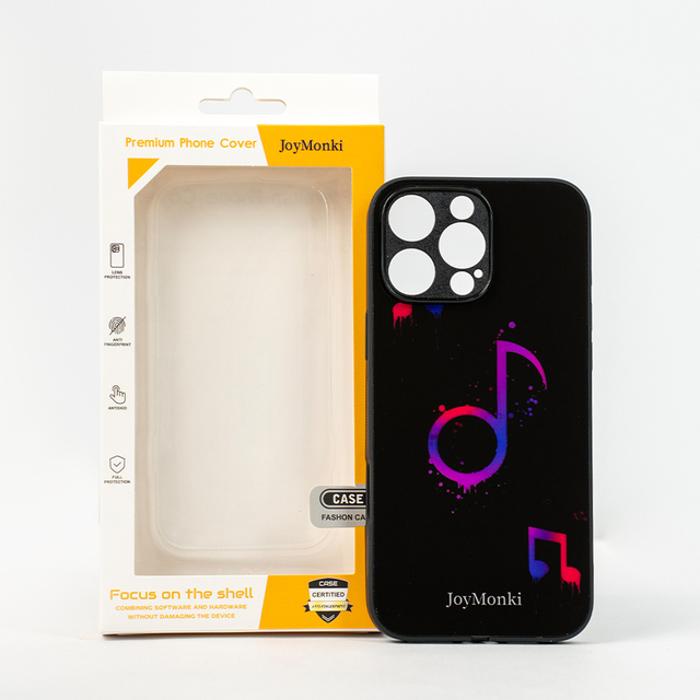 Joymonki New Voiced Smart Lighting LED Mobile Phone Cases Customizable DIY Pattern for iPhone 17/17 Pro Max for Samsung S24