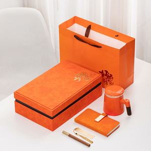 Elegante Set de Regalo Corporativo Promocional con Libreta, Taza de Cerámica, Bolígrafo, Marcador, Artículos de Regalo, Regalo de Navidad - Product Image 4