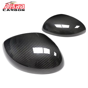 Coque de rétroviseur en fibre de carbone sèche AISKA, à coller, en carbone véritable, pour Xiaomi SU7 première génération 2024+ - Product Image 1