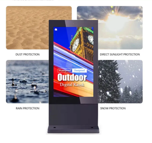 55インチ工場価格屋外防塵IP67 2000nits液晶広告ディスプレイフロアスタンドデジタルサイン - Product Image 3