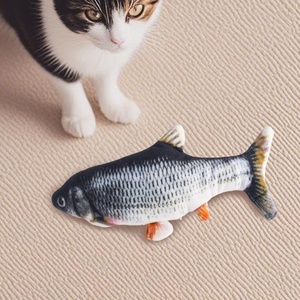 <span class=keywords><strong>Juguete</strong></span> Eléctrico <span class=keywords><strong>de</strong></span> Peluche con Forma <span class=keywords><strong>de</strong></span> Pez Saltarín, con Cola <span class=keywords><strong>que</strong></span> <span class=keywords><strong>se</strong></span> Mueve, Luces y Vibraciones para Gatos y Mascotas - Product Image 2