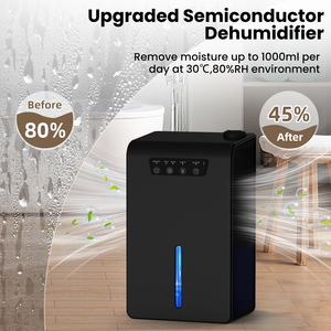 <span class=keywords><strong>Deshumidificador</strong></span> de aire <span class=keywords><strong>humidificador</strong></span> 2 en 1 doble uso inteligente Mini <span class=keywords><strong>deshumidificador</strong></span> portátil para interior 3.5L 650ML/D, conexión de tubería de drenaje - Product Image 2