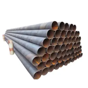 Huayang en10216 tuyau en acier au carbone 24 pouces tuyau en acier profil tuyau ligne de production prix usine