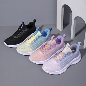 Women's Casual Sports Running <b>Shoes</b> Latest Design for Summer and Autumn Outdoor Activities Breathable Anti-Slip PVC Insole <b>Shoes</b> - Product Image 3